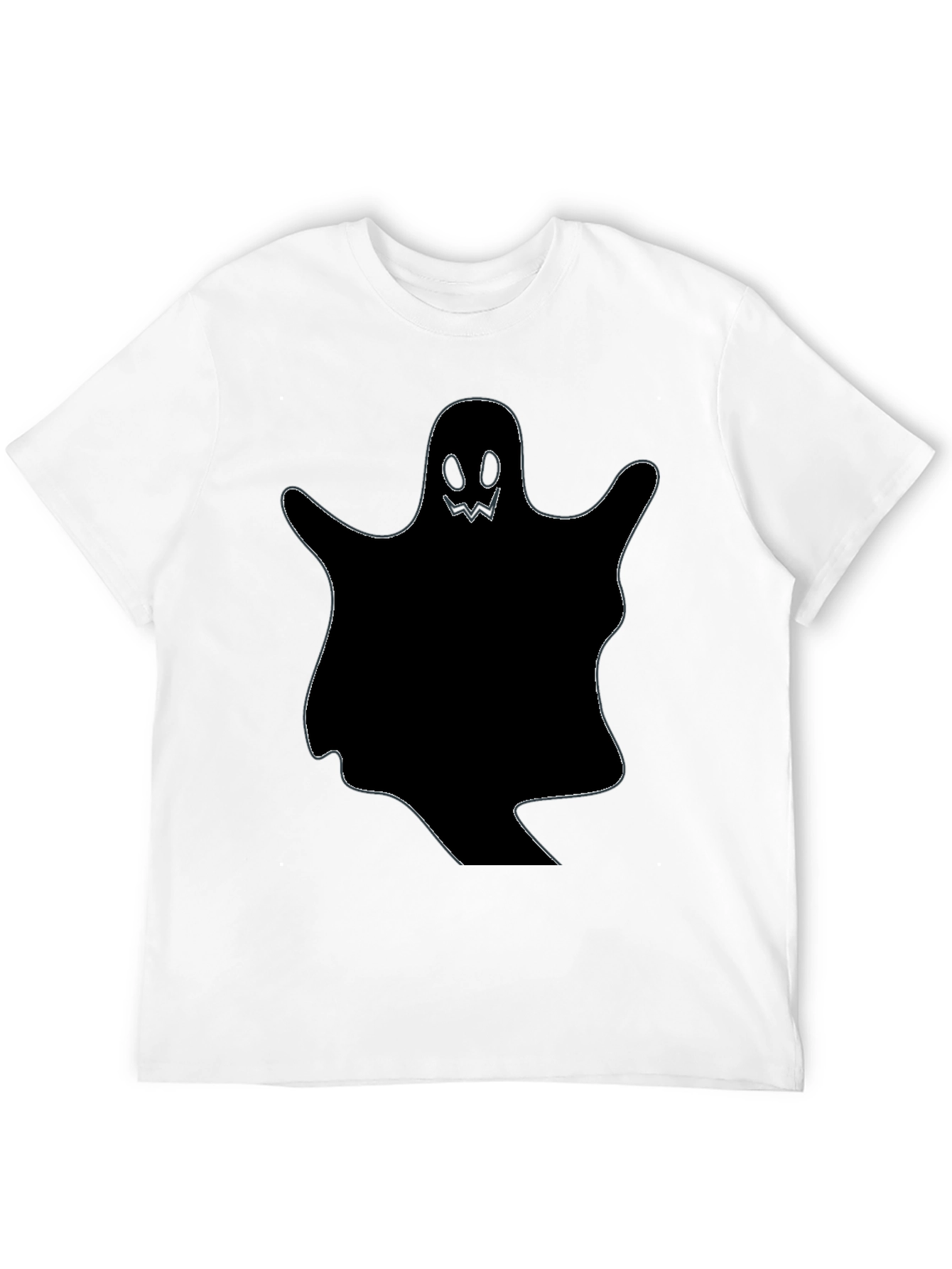 Spooky Ghost Graphic Tee - Halloween Shirt