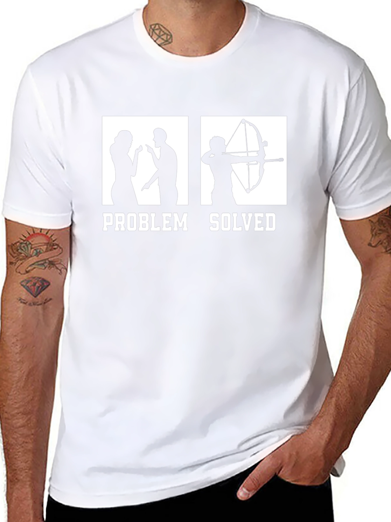 Problem Solved Archer Graphic T-Shirt