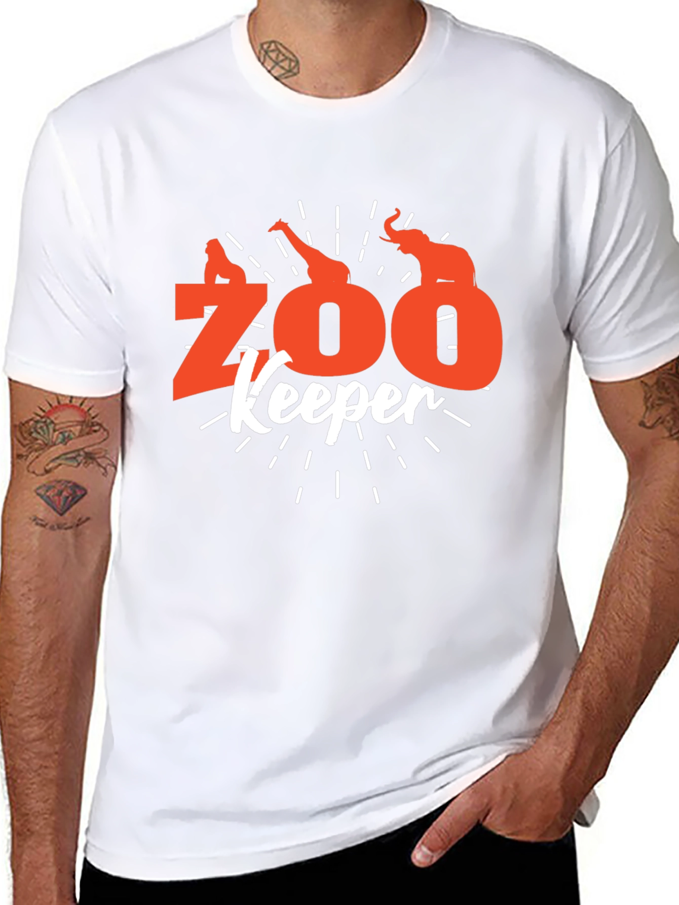 Zoo Keeper Graphic Tee - Animal Lover Shirt