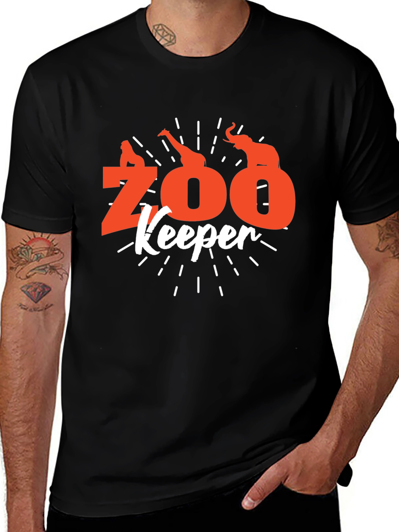 Zoo Keeper Graphic Tee - Animal Lover Shirt