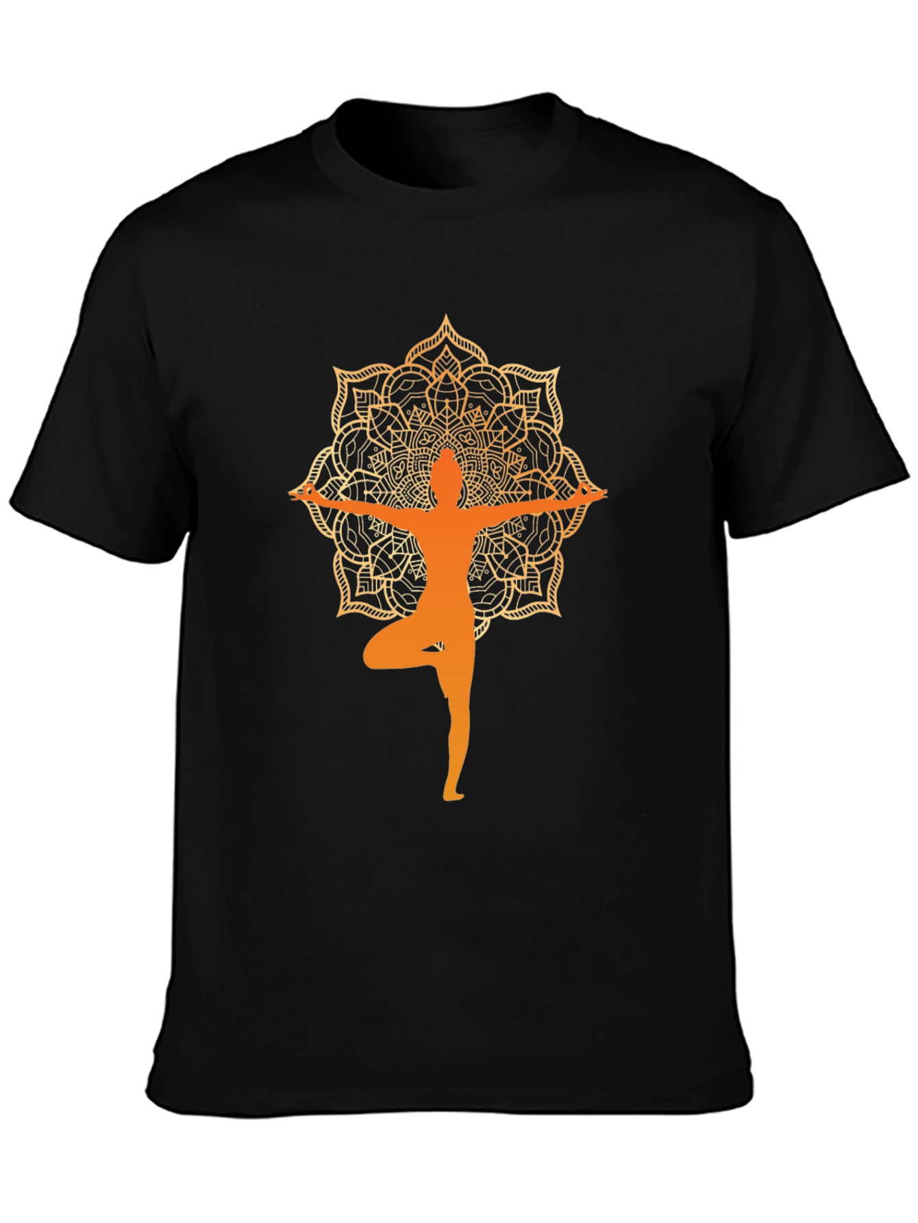 Yoga Mandala T-Shirt - Zen Design