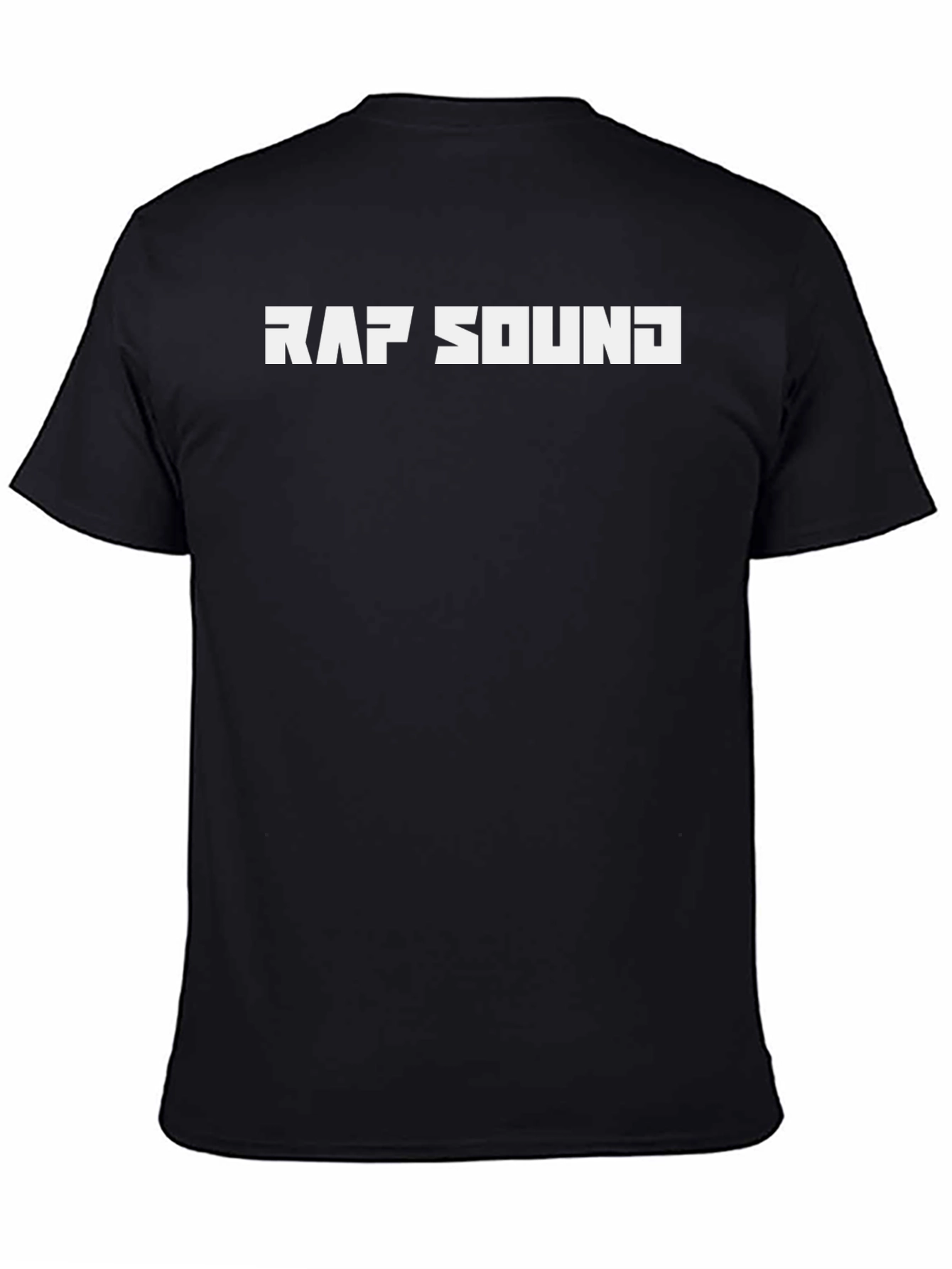 Rap Sound Graphic Tee - Stylish Black T-Shirt