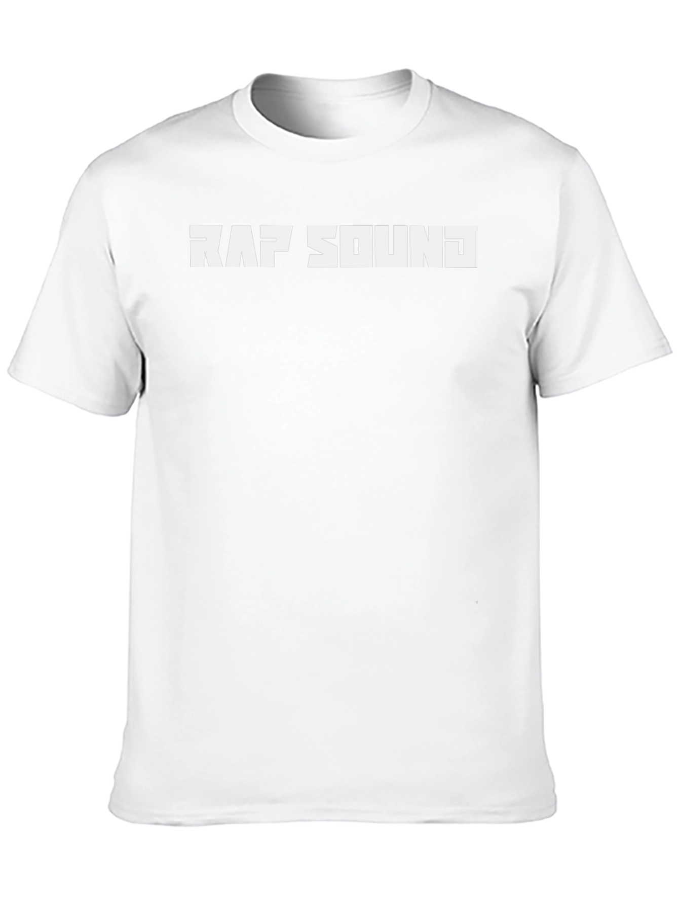 Rap Sound Graphic Tee - Stylish Black T-Shirt