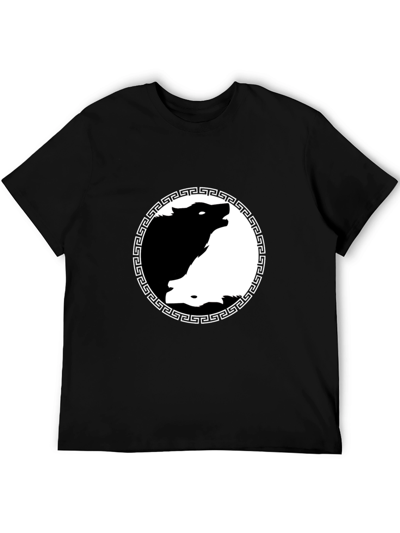 Yin Yang Wolf Graphic Tee