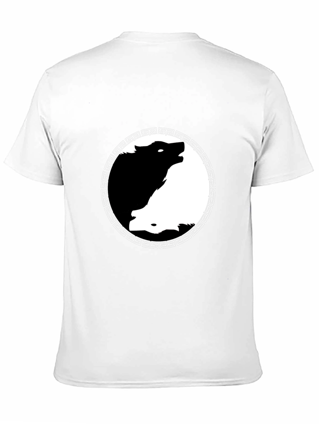 Yin Yang Wolf Graphic Tee