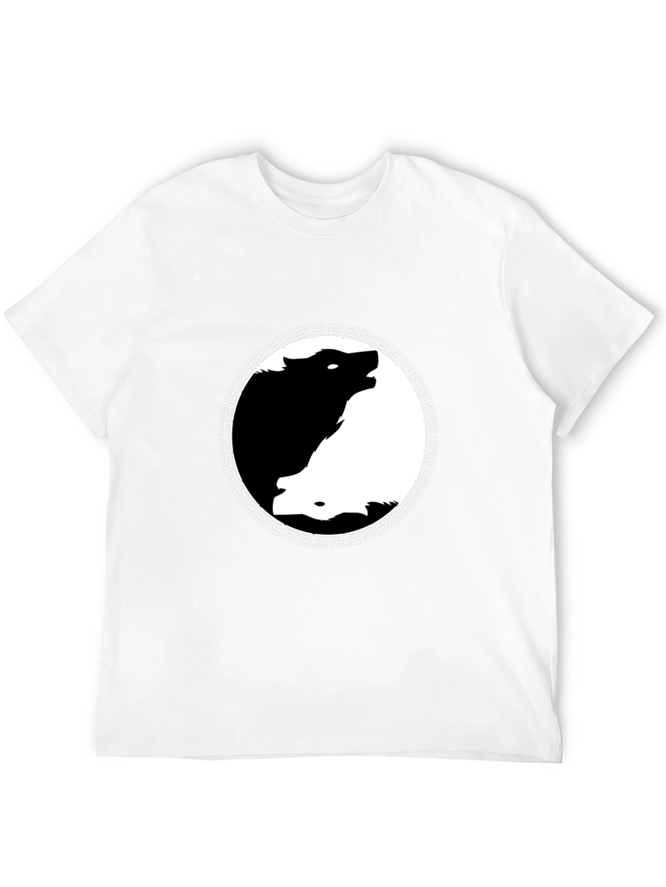 Yin Yang Wolf Graphic Tee