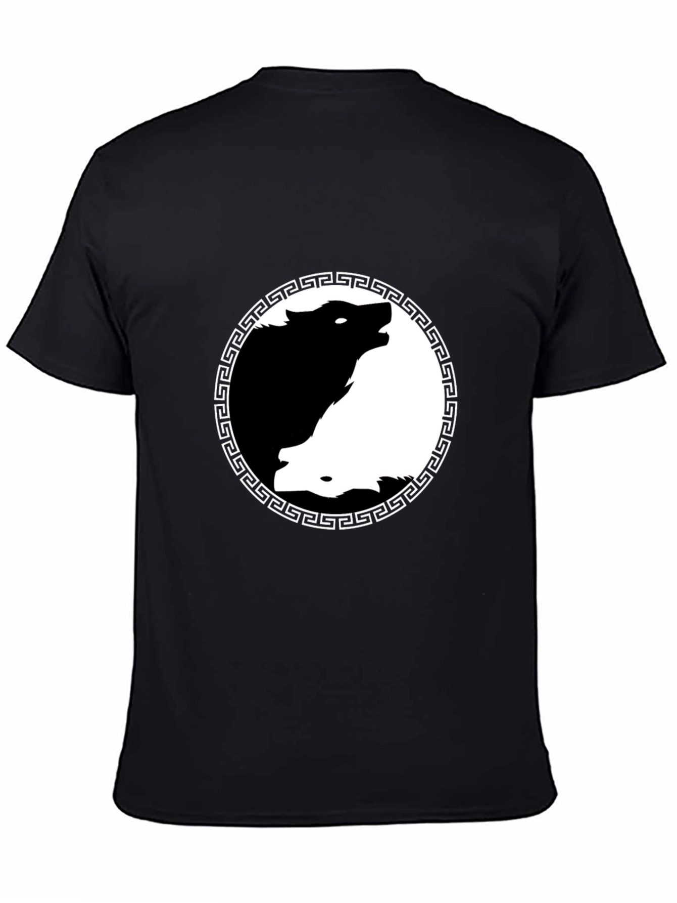 Yin Yang Wolf Graphic Tee
