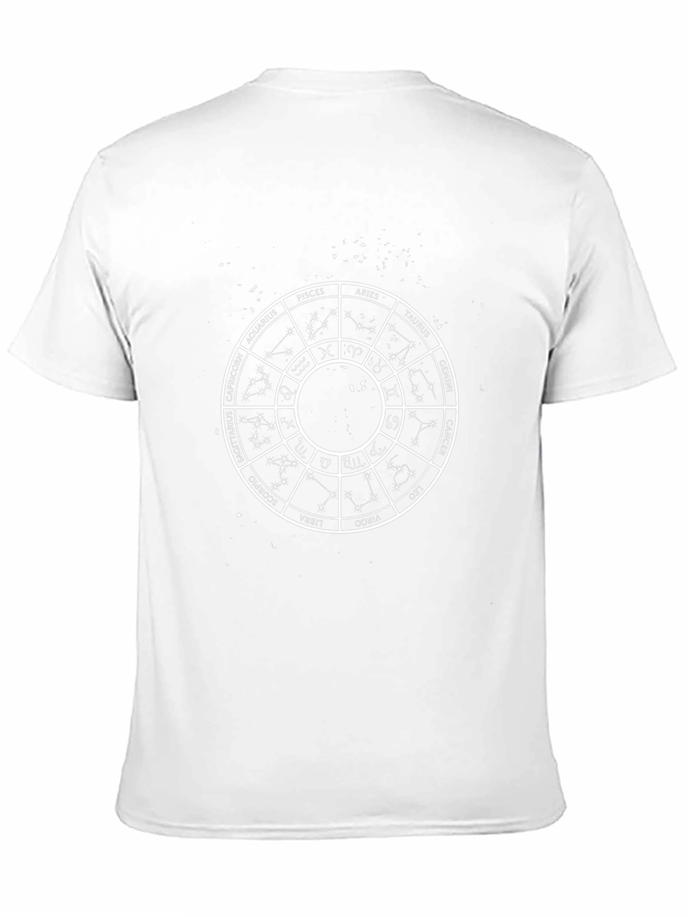 Zodiac Wheel Graphic Tee - Astrology Shirt