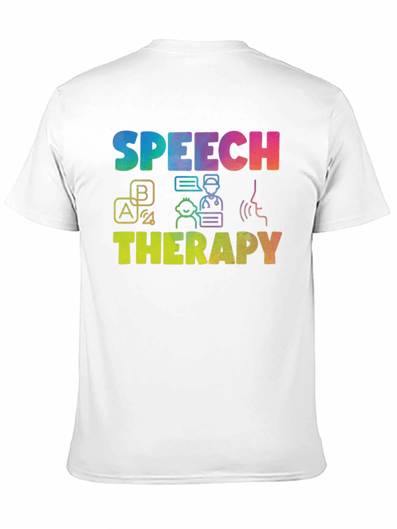 Speech Therapy Rainbow T-Shirt