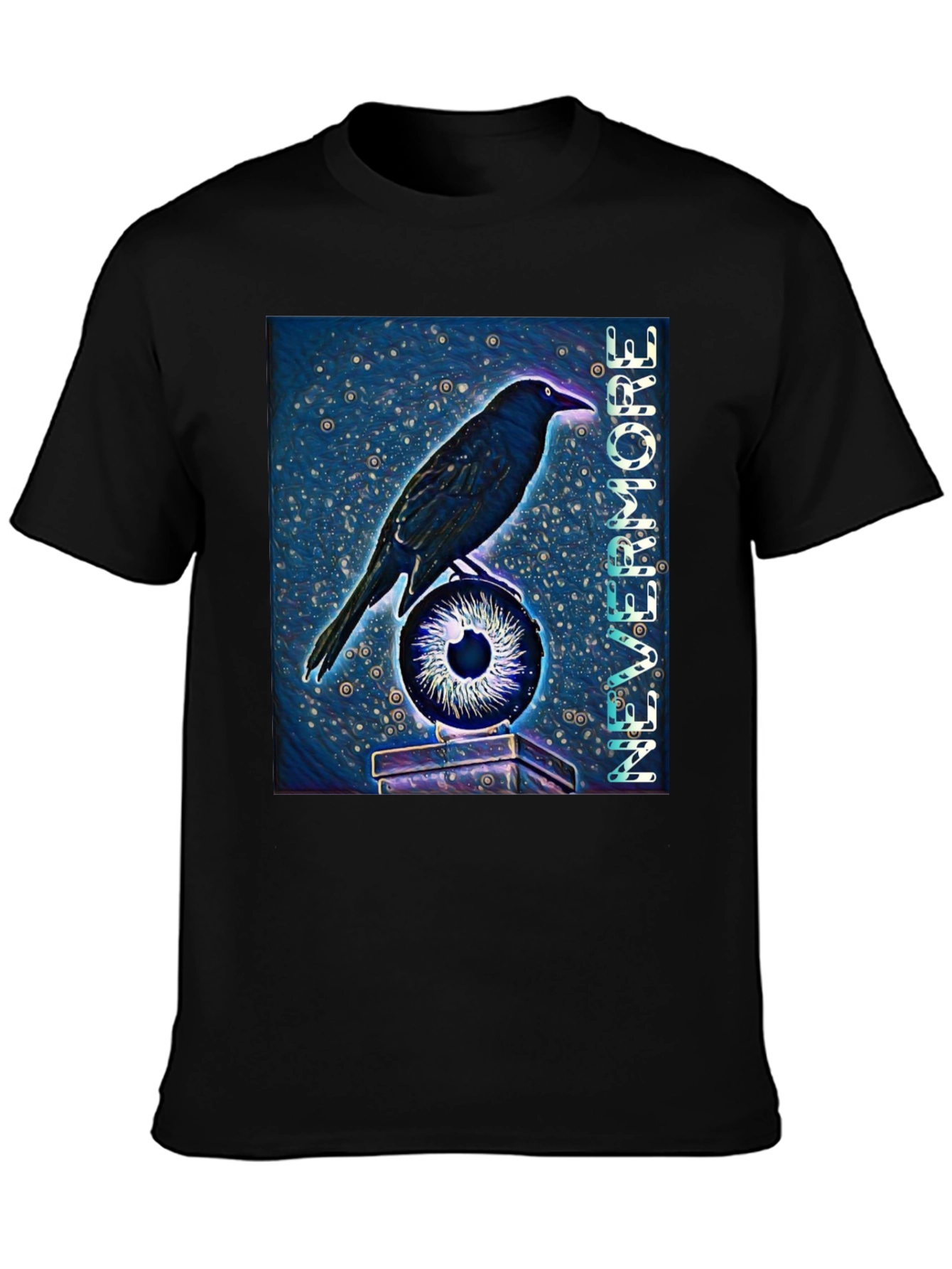 Raven & Eye T-Shirt - Nevermore Gothic Tee