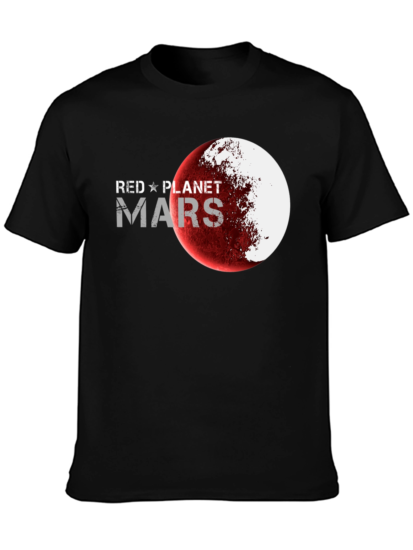 Red Planet Mars Graphic T-Shirt