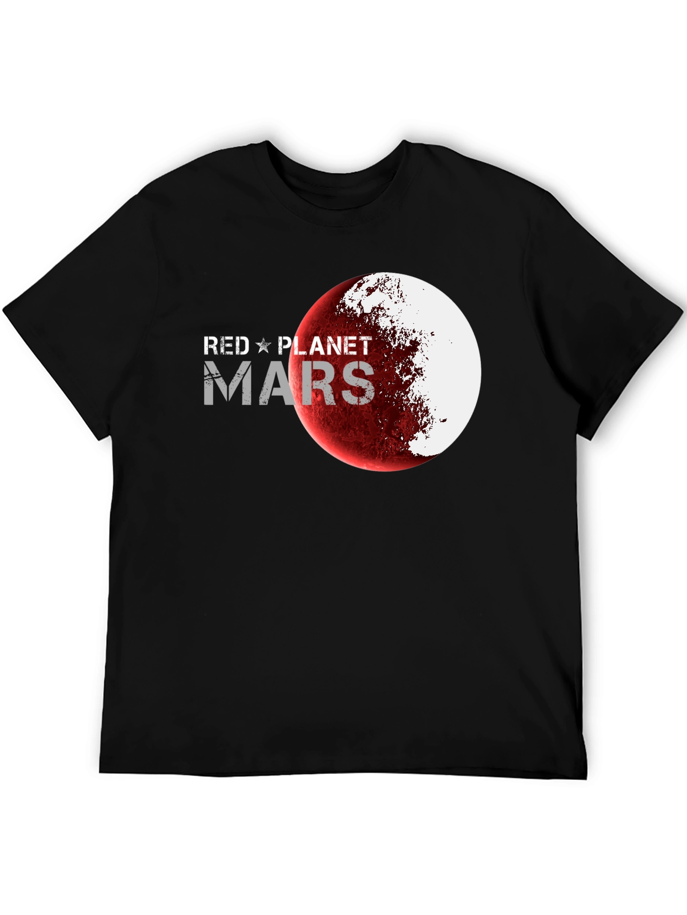 Red Planet Mars Graphic T-Shirt