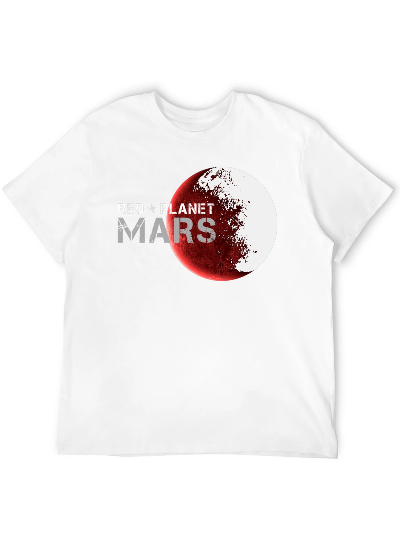 Red Planet Mars Graphic T-Shirt