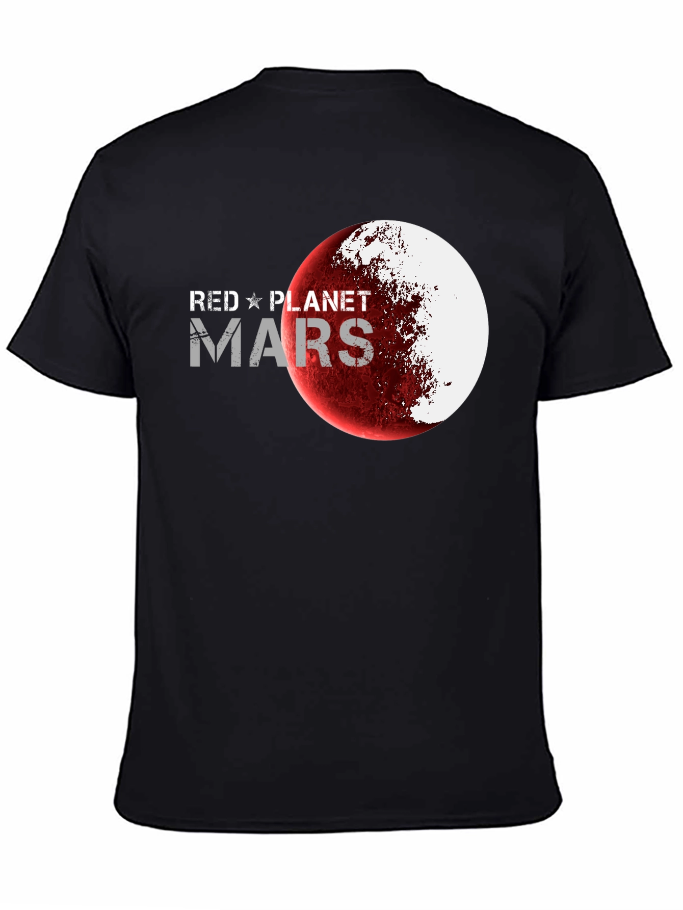 Red Planet Mars Graphic T-Shirt