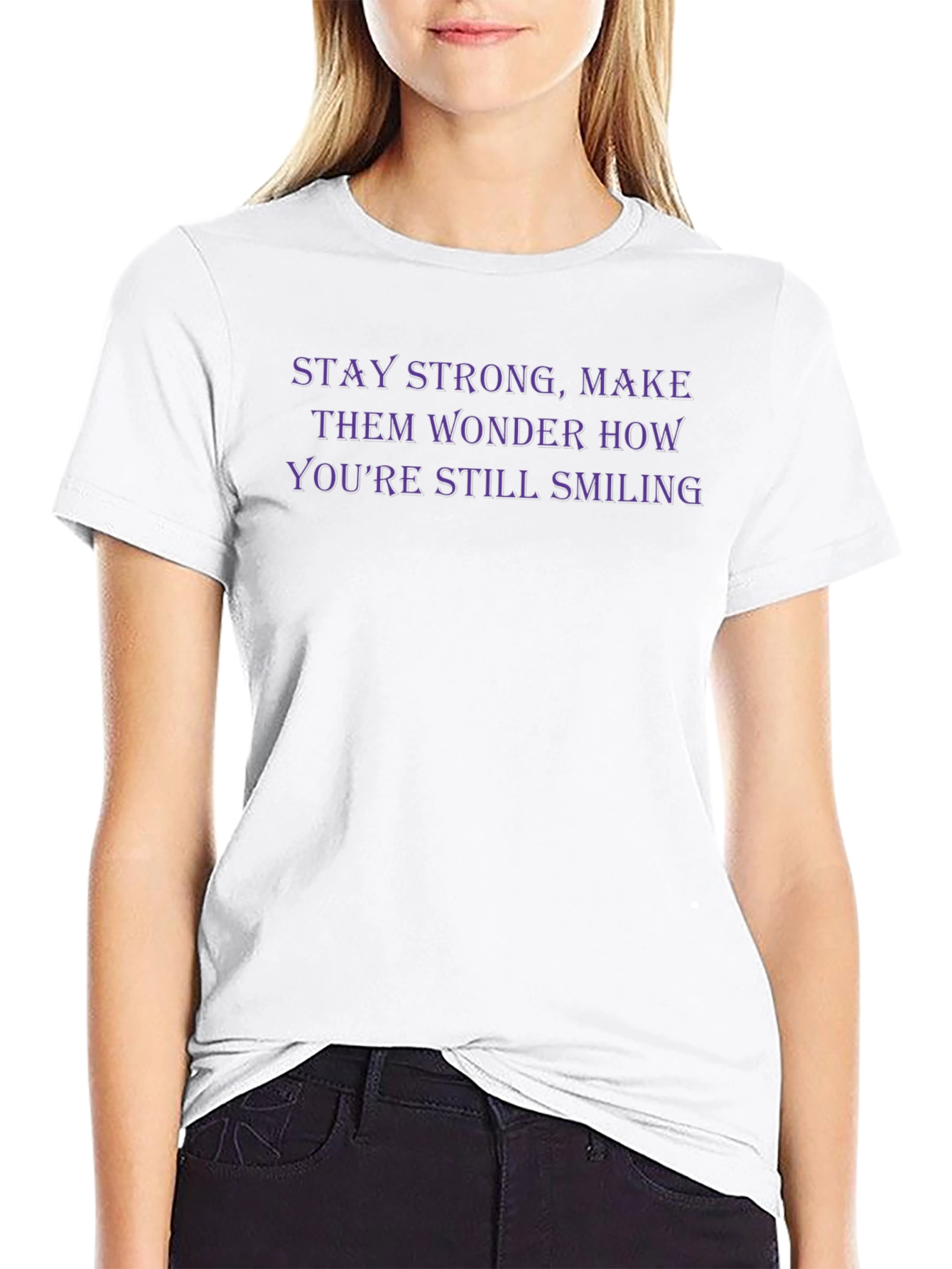 Stay Strong Graphic Tee - Inspirational T-Shirt