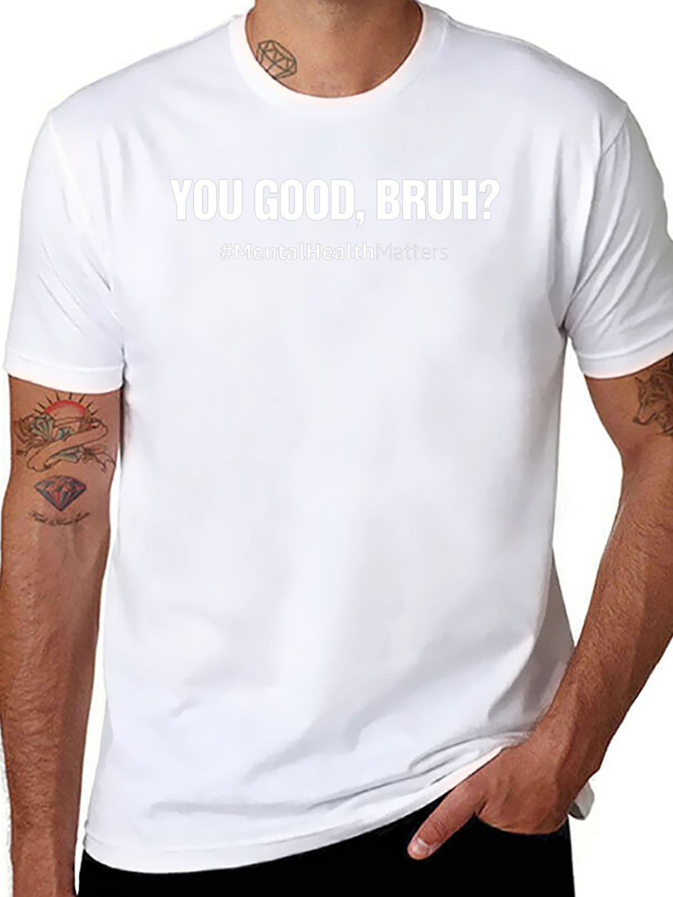 You Good Bruh? Mental Health Awareness T-Shirt