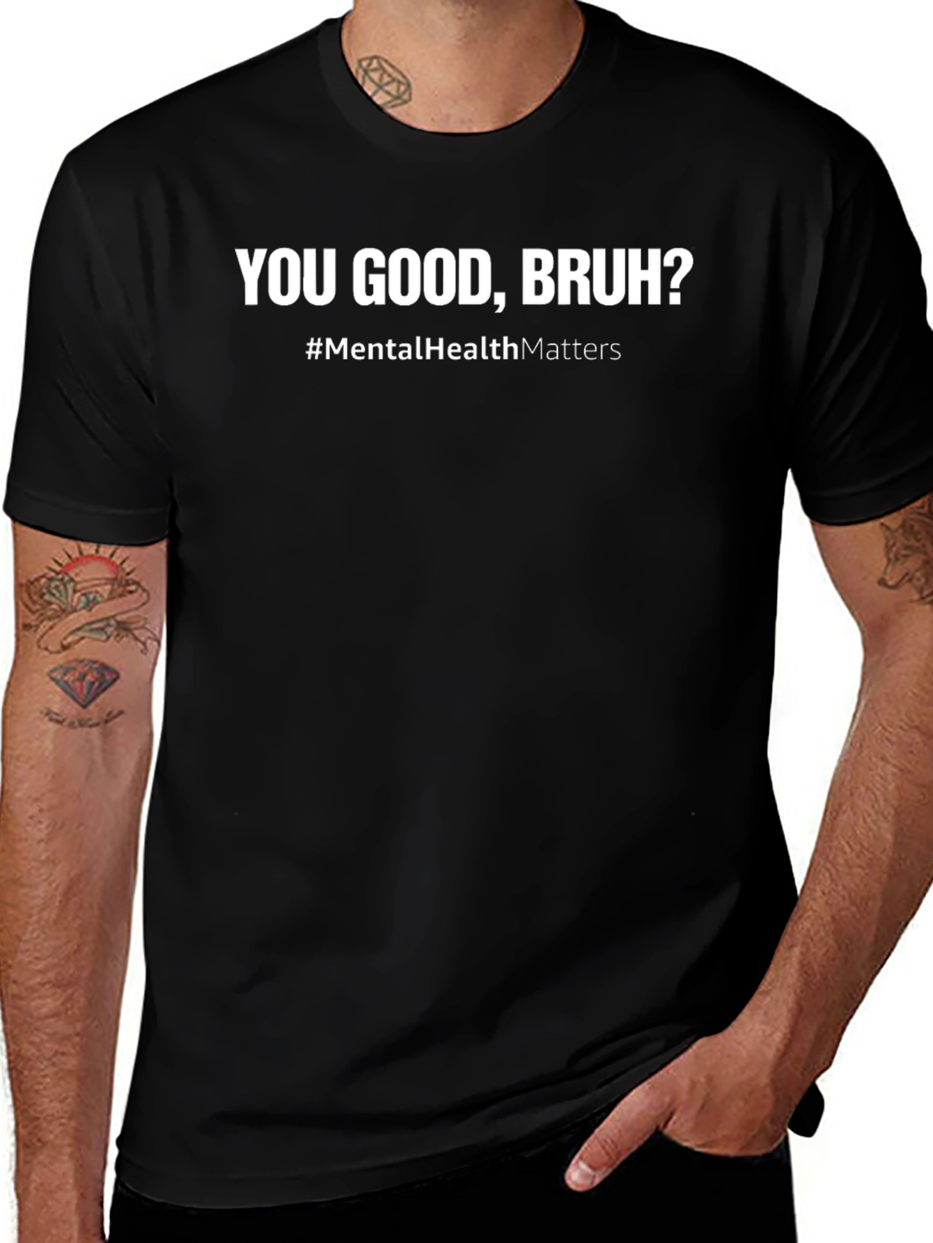 You Good Bruh? Mental Health Awareness T-Shirt
