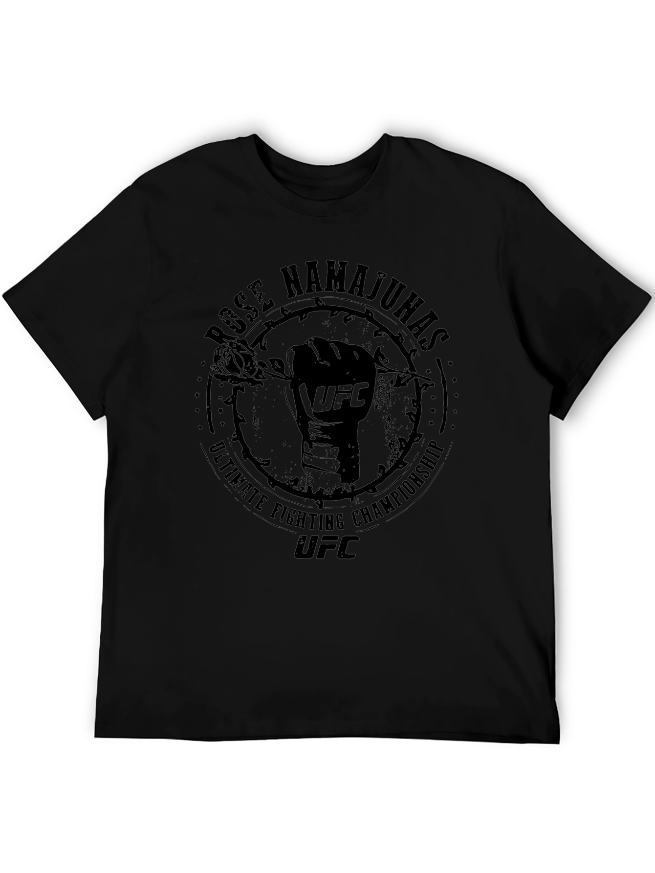 Rose Namajunas UFC Black T-Shirt