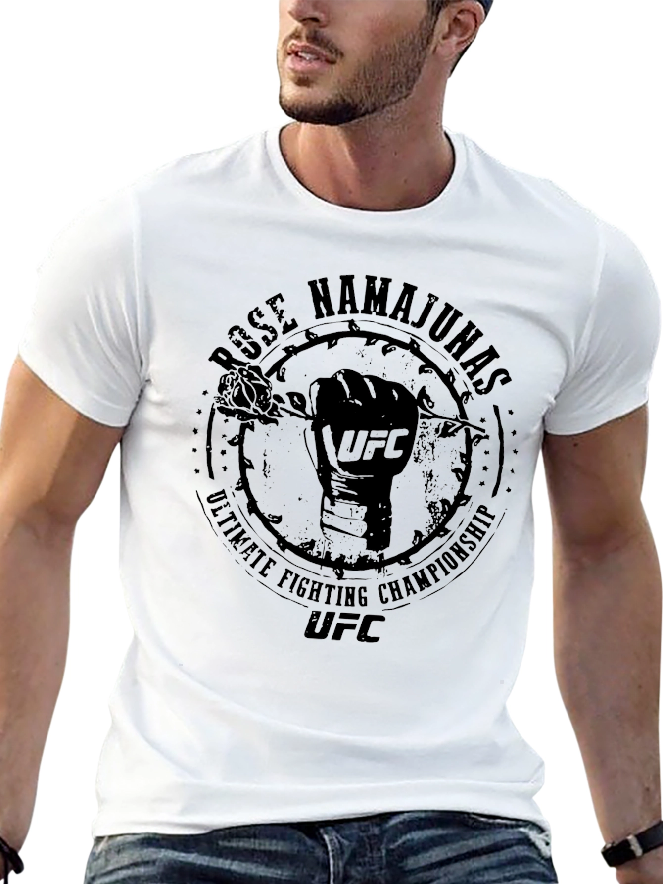 Rose Namajunas UFC Black T-Shirt