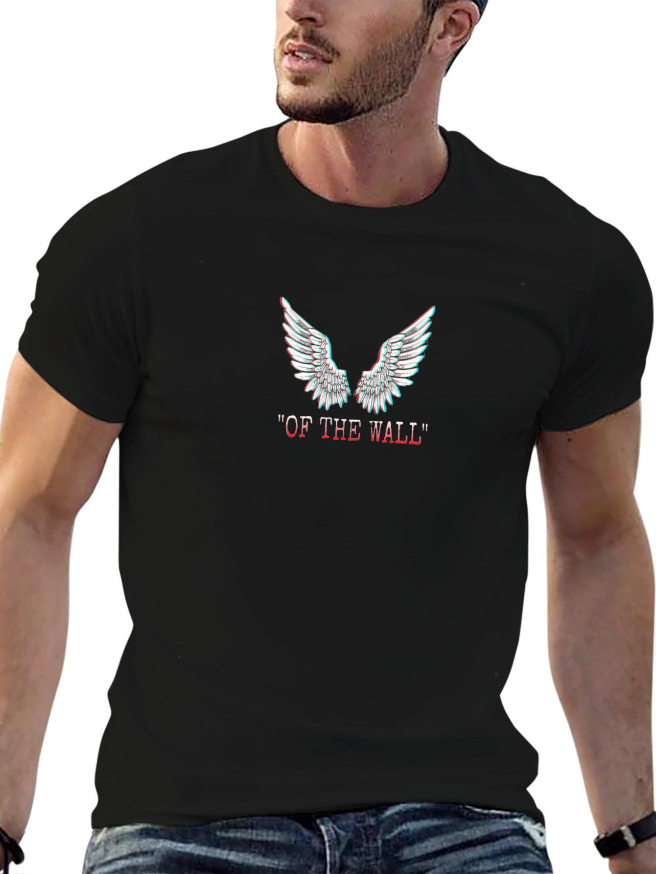 Of The Wall Wings Graphic Tee - Black