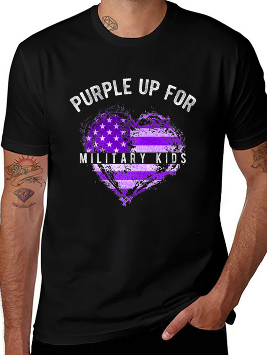 Purple Up For Military Kids T-Shirt