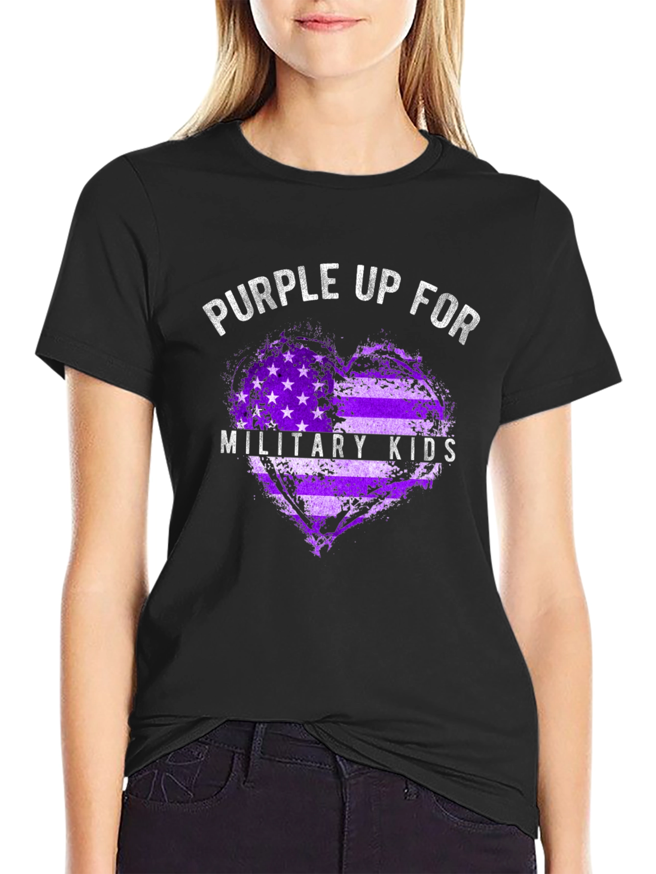 Purple Up For Military Kids T-Shirt
