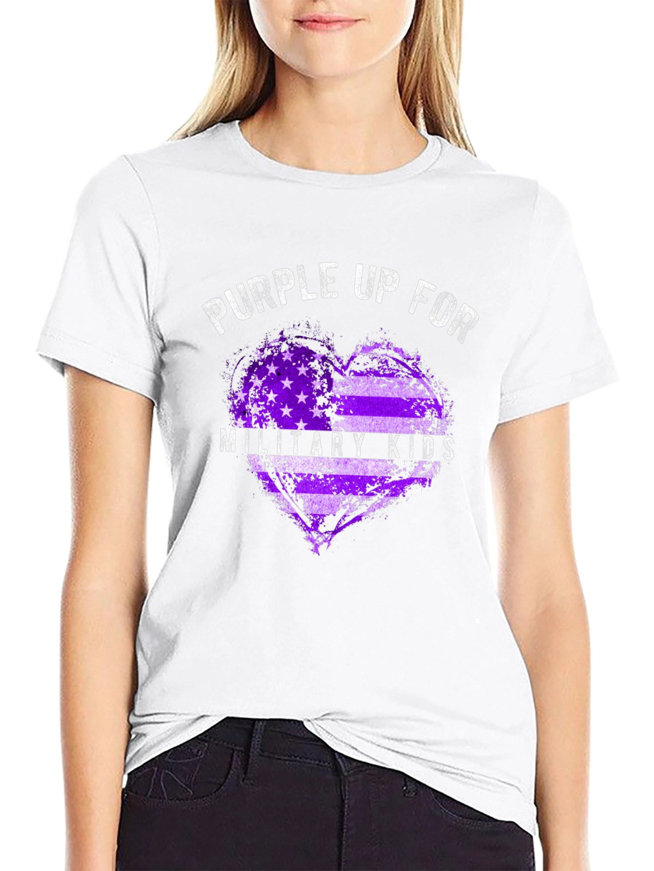 Purple Up For Military Kids T-Shirt