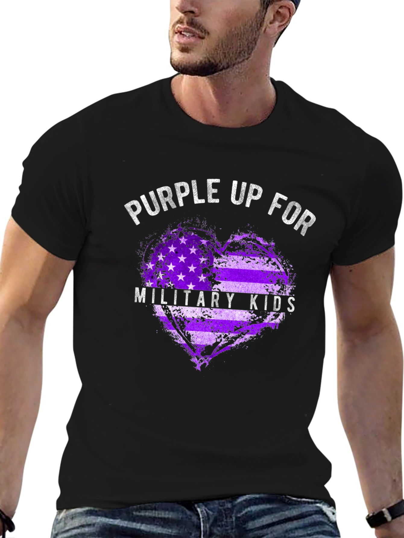 Purple Up For Military Kids T-Shirt