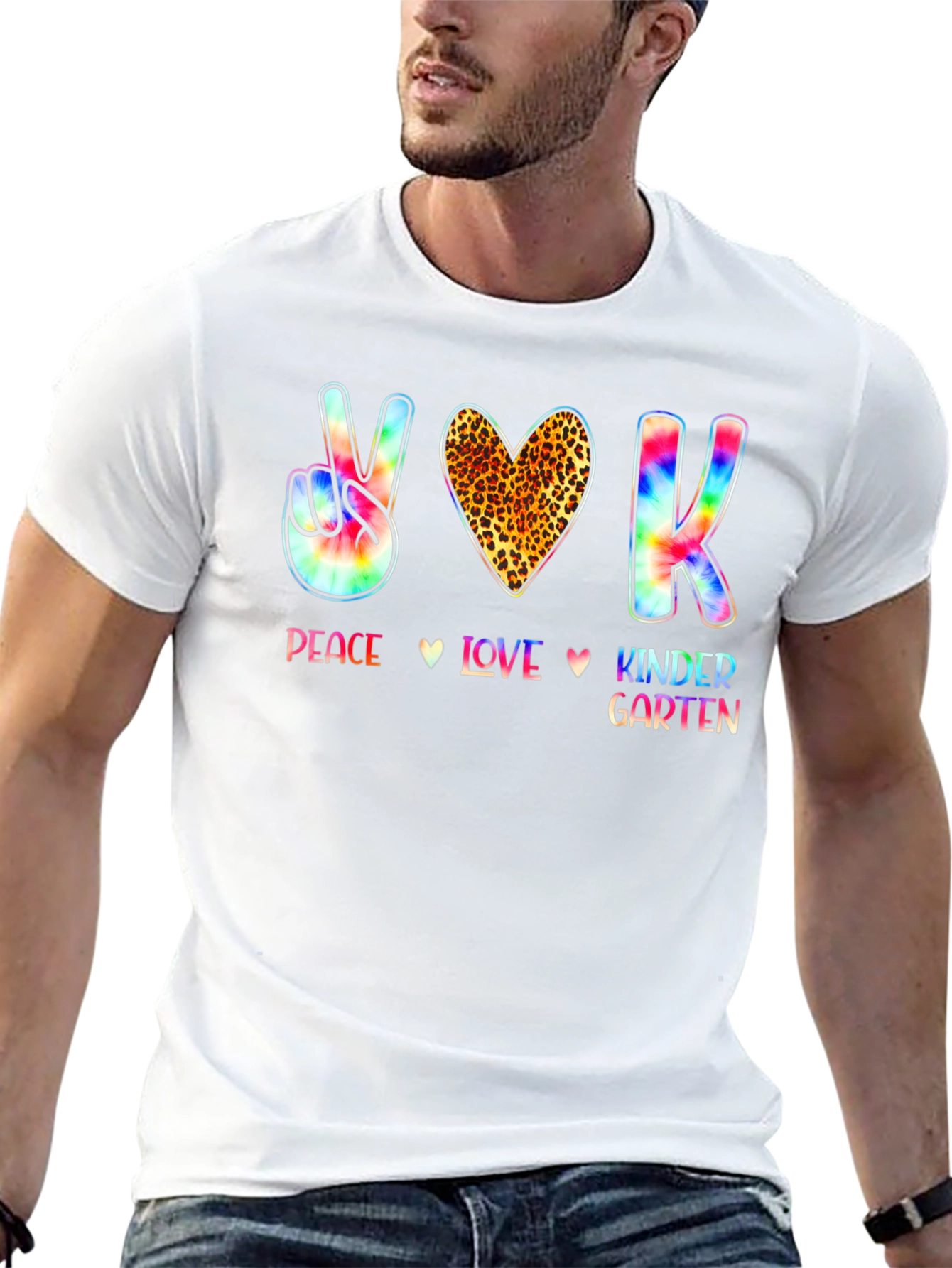 Peace Love Kindergarten T-Shirt