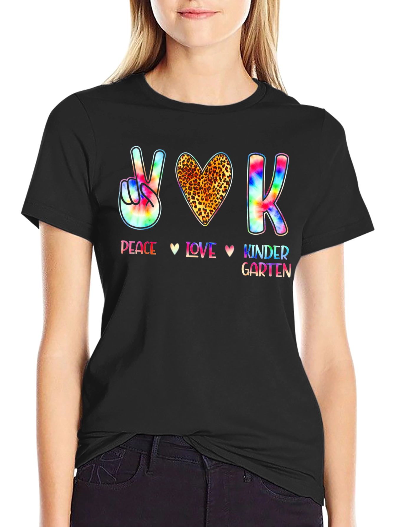 Peace Love Kindergarten T-Shirt