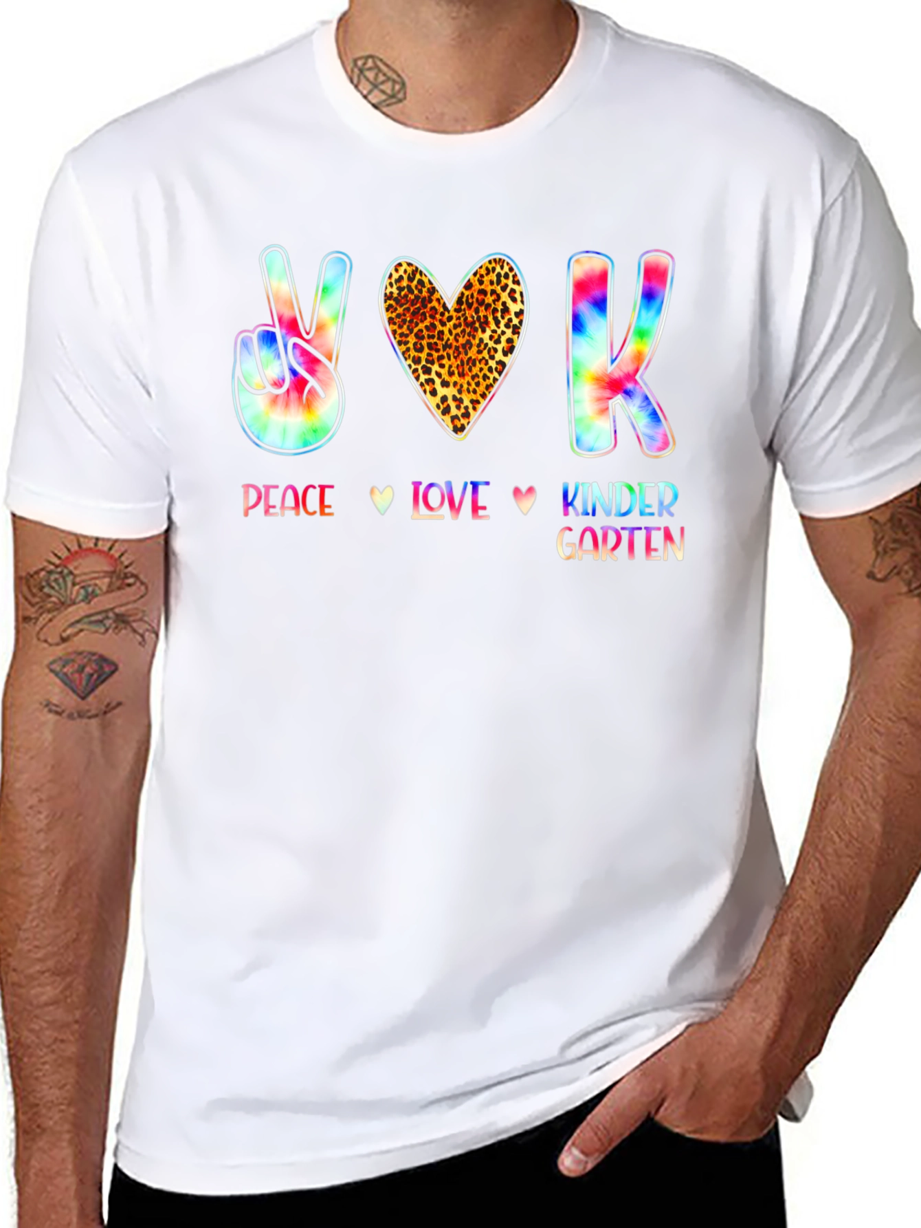 Peace Love Kindergarten T-Shirt