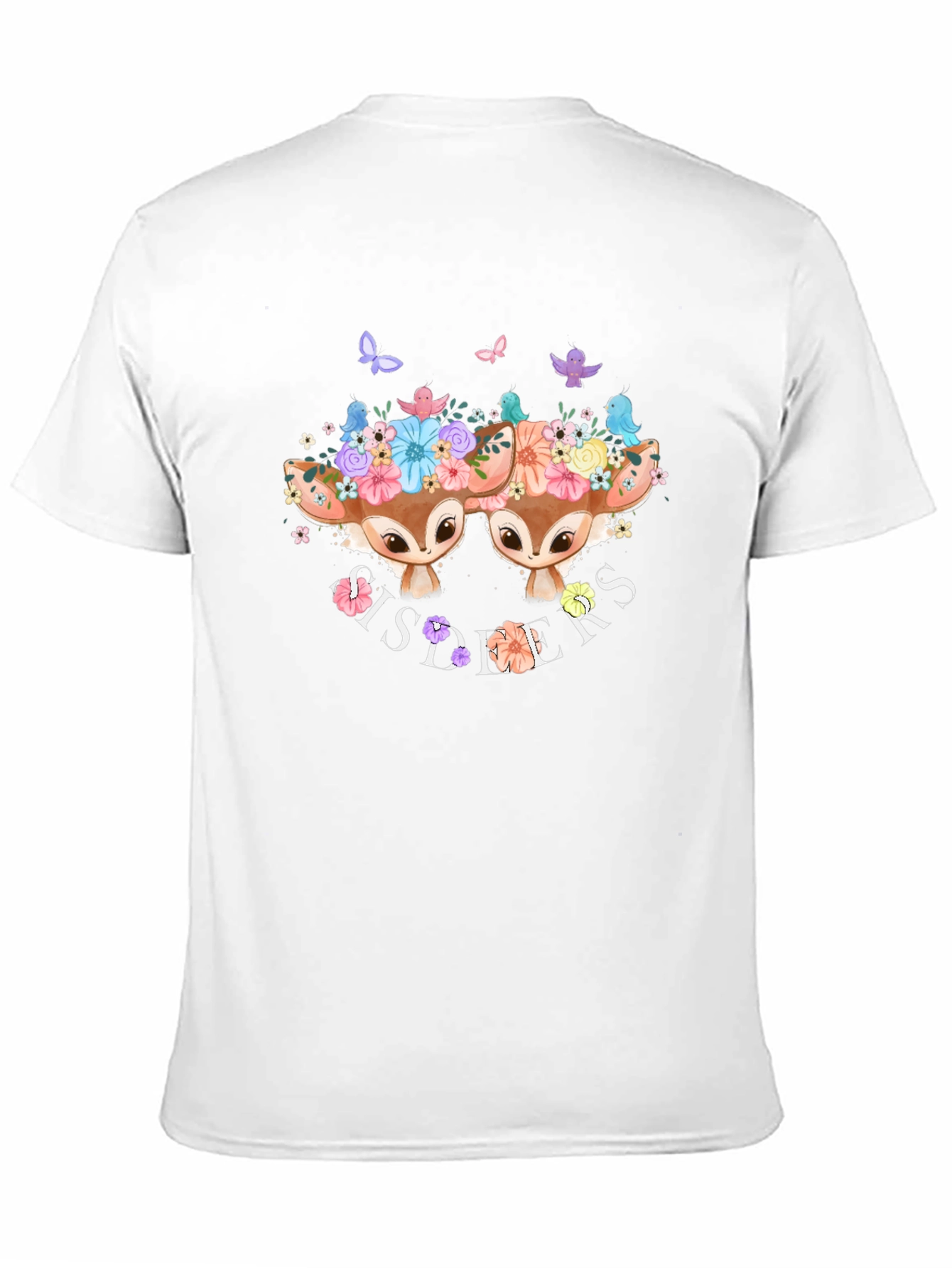 Sisters Deer Graphic T-Shirt