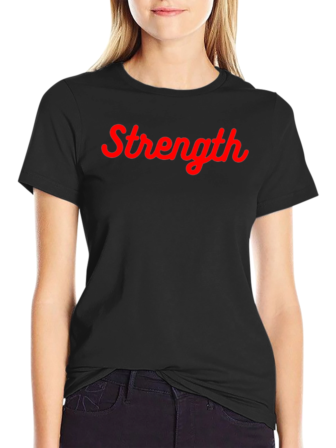 Strength Graphic Tee - Mens Black T-Shirt