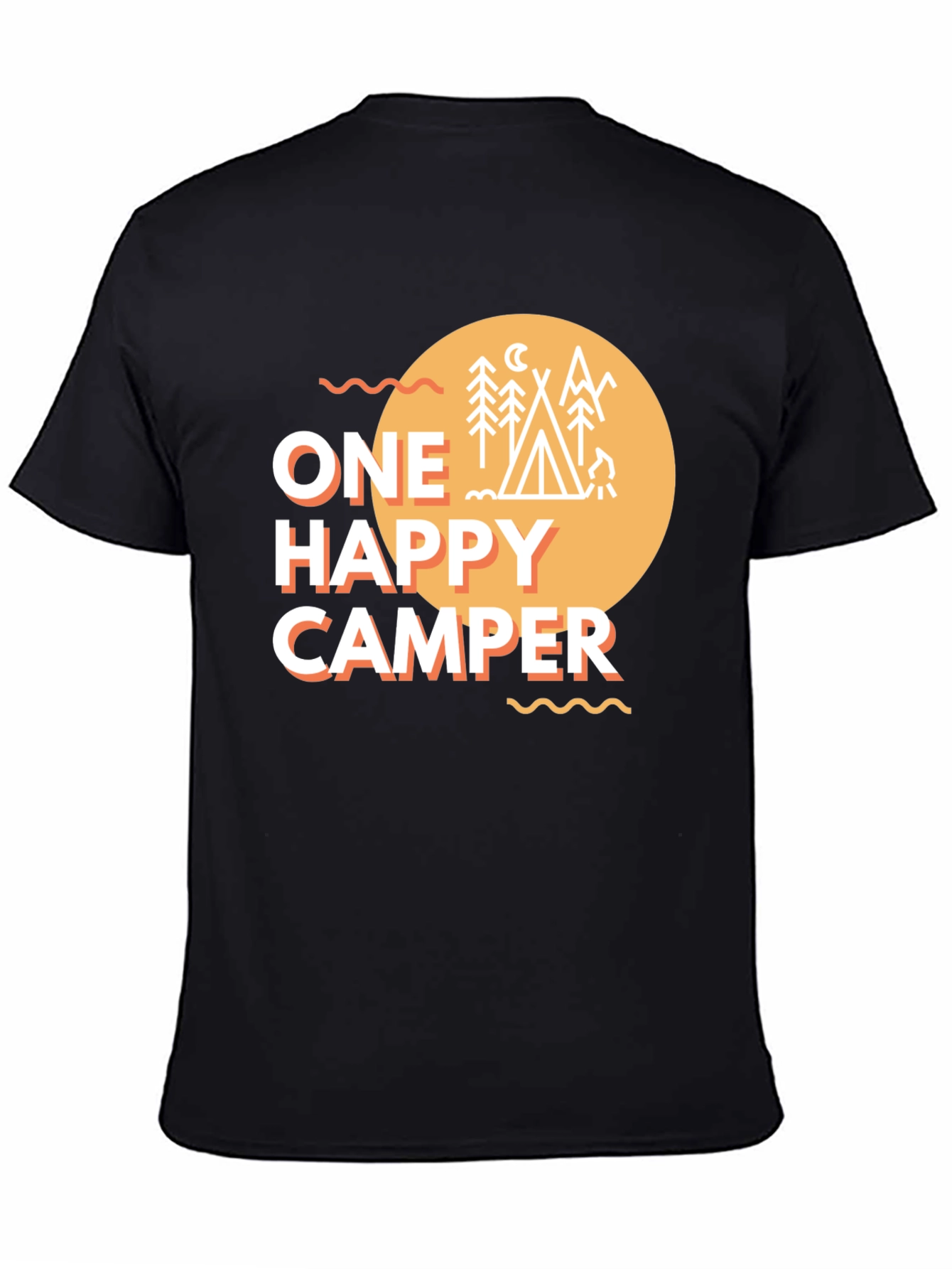 One Happy Camper Graphic T-Shirt