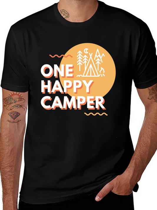 One Happy Camper Graphic T-Shirt
