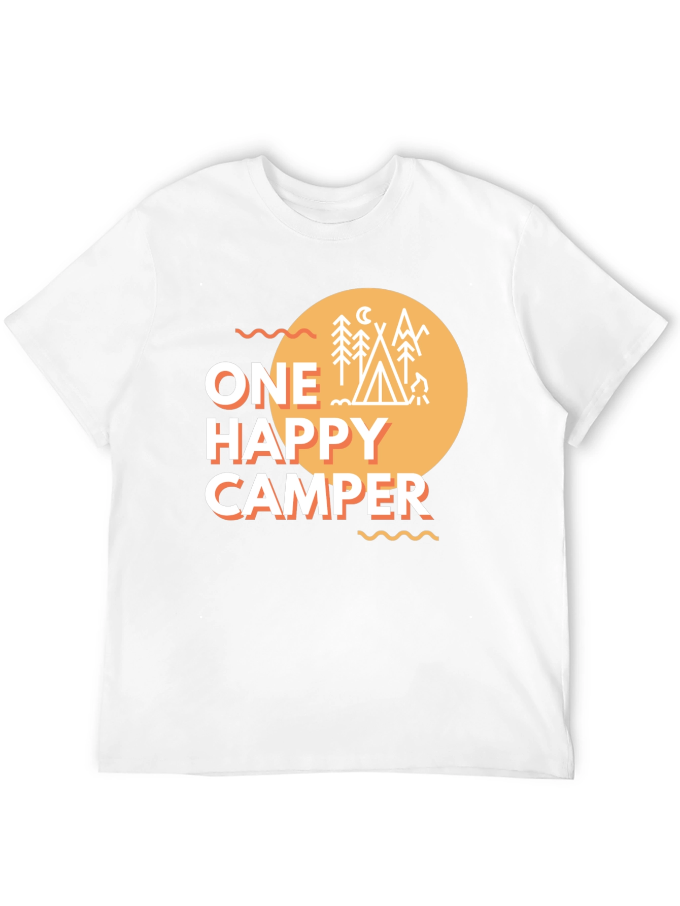 One Happy Camper Graphic T-Shirt