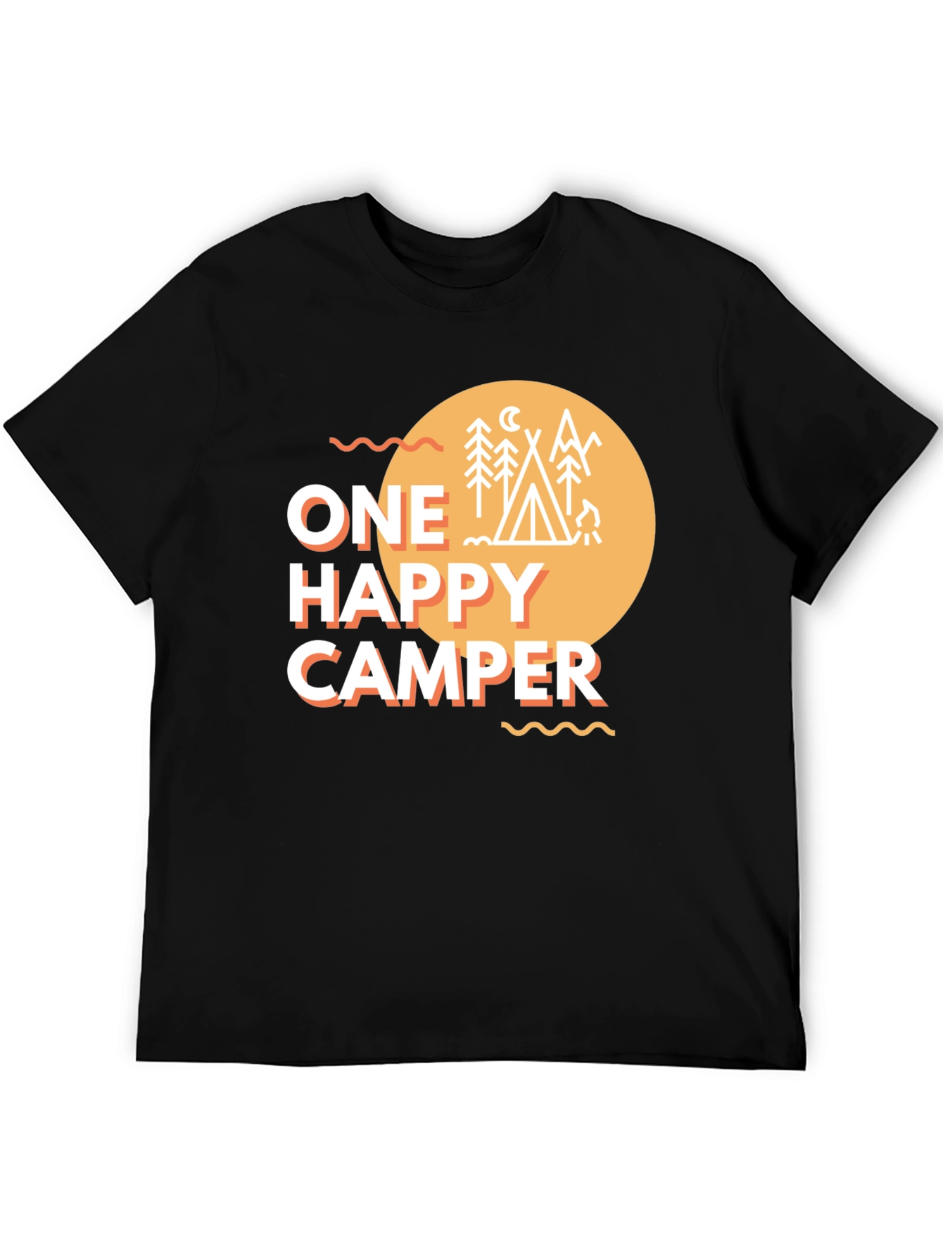 One Happy Camper Graphic T-Shirt