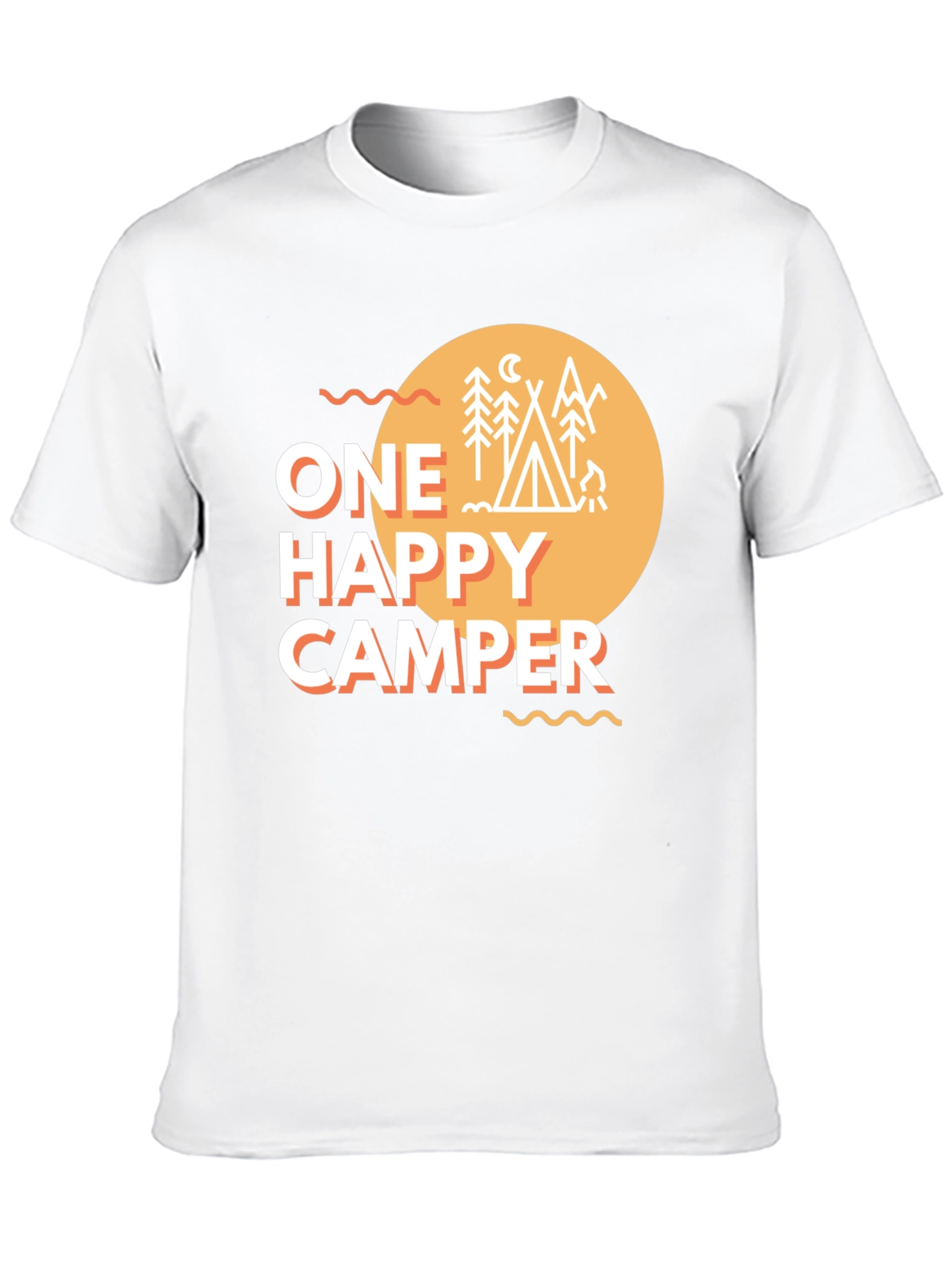 One Happy Camper Graphic T-Shirt