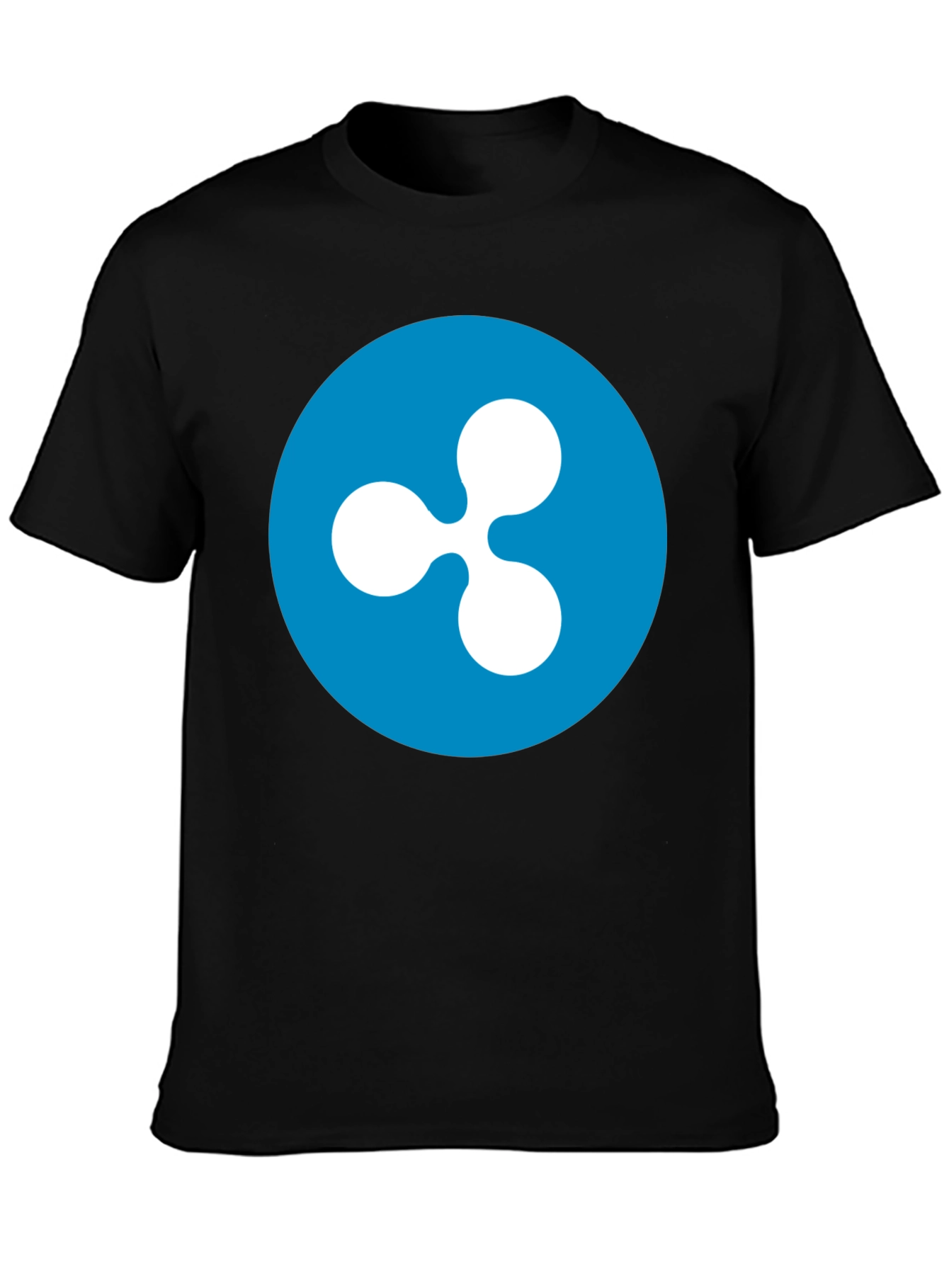Ripple Crypto Logo T-Shirt - Black