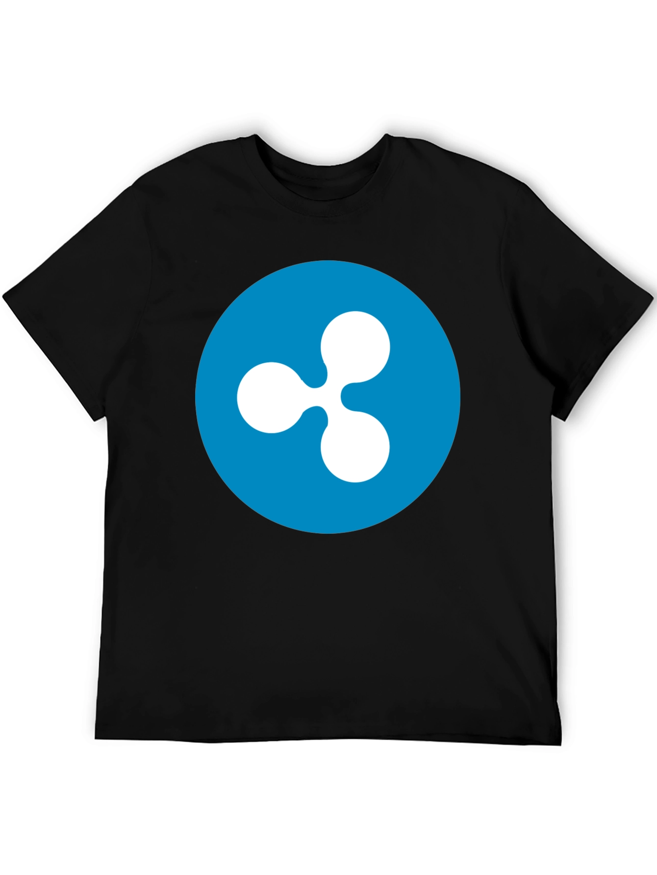 Ripple Crypto Logo T-Shirt - Black
