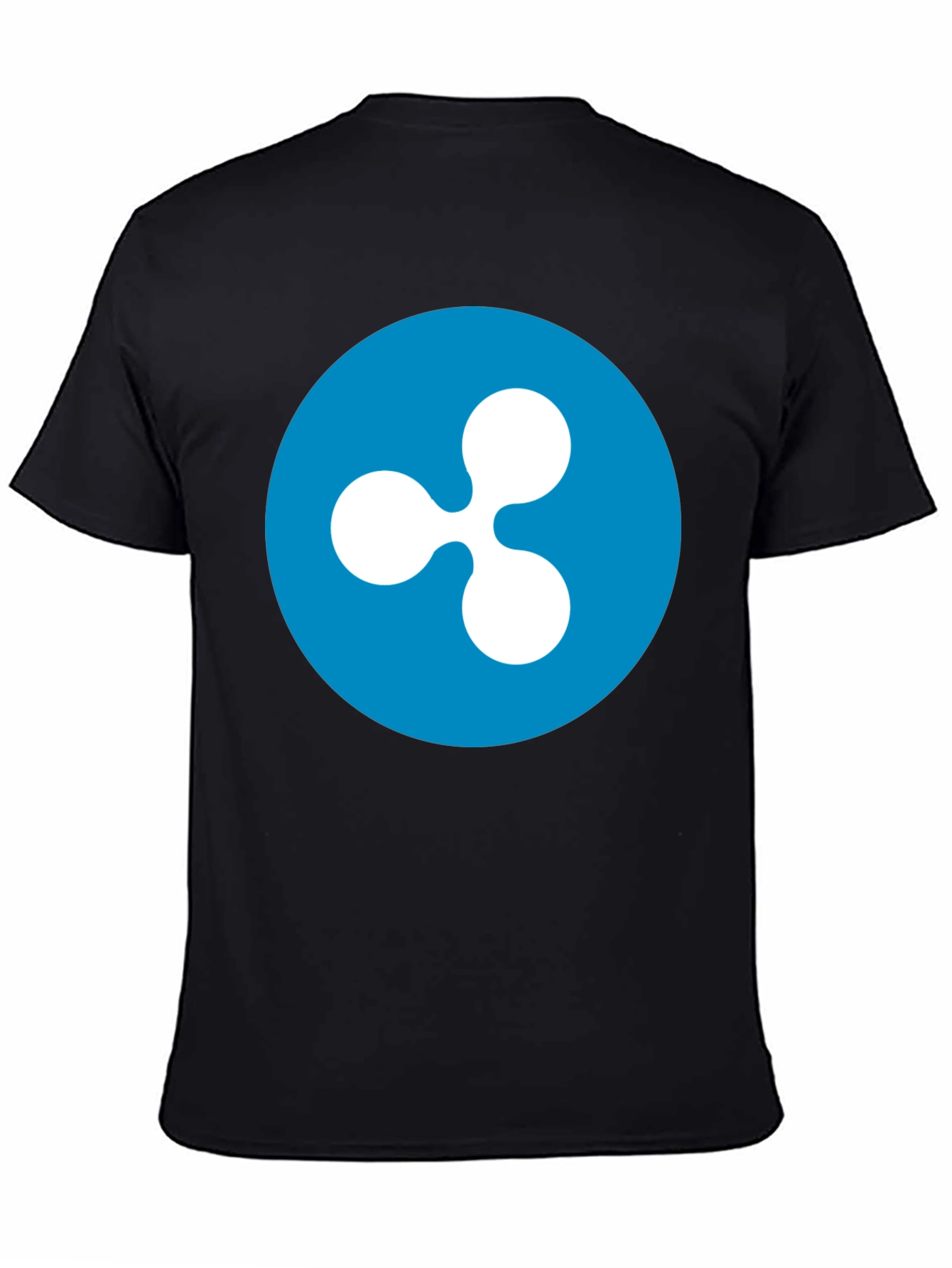 Ripple Crypto Logo T-Shirt - Black