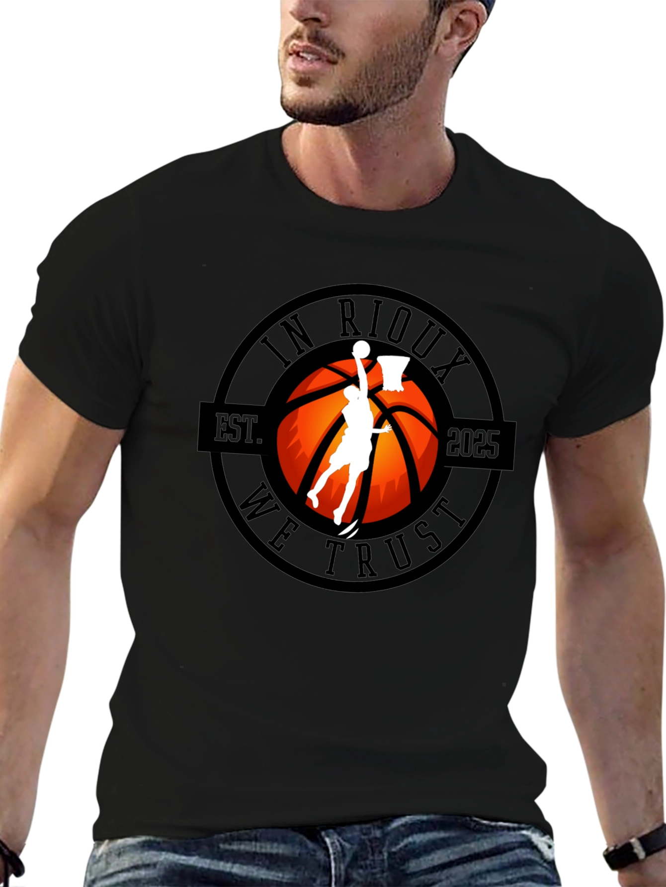 Basketball Graphic Tee - In Rioux We Trust
