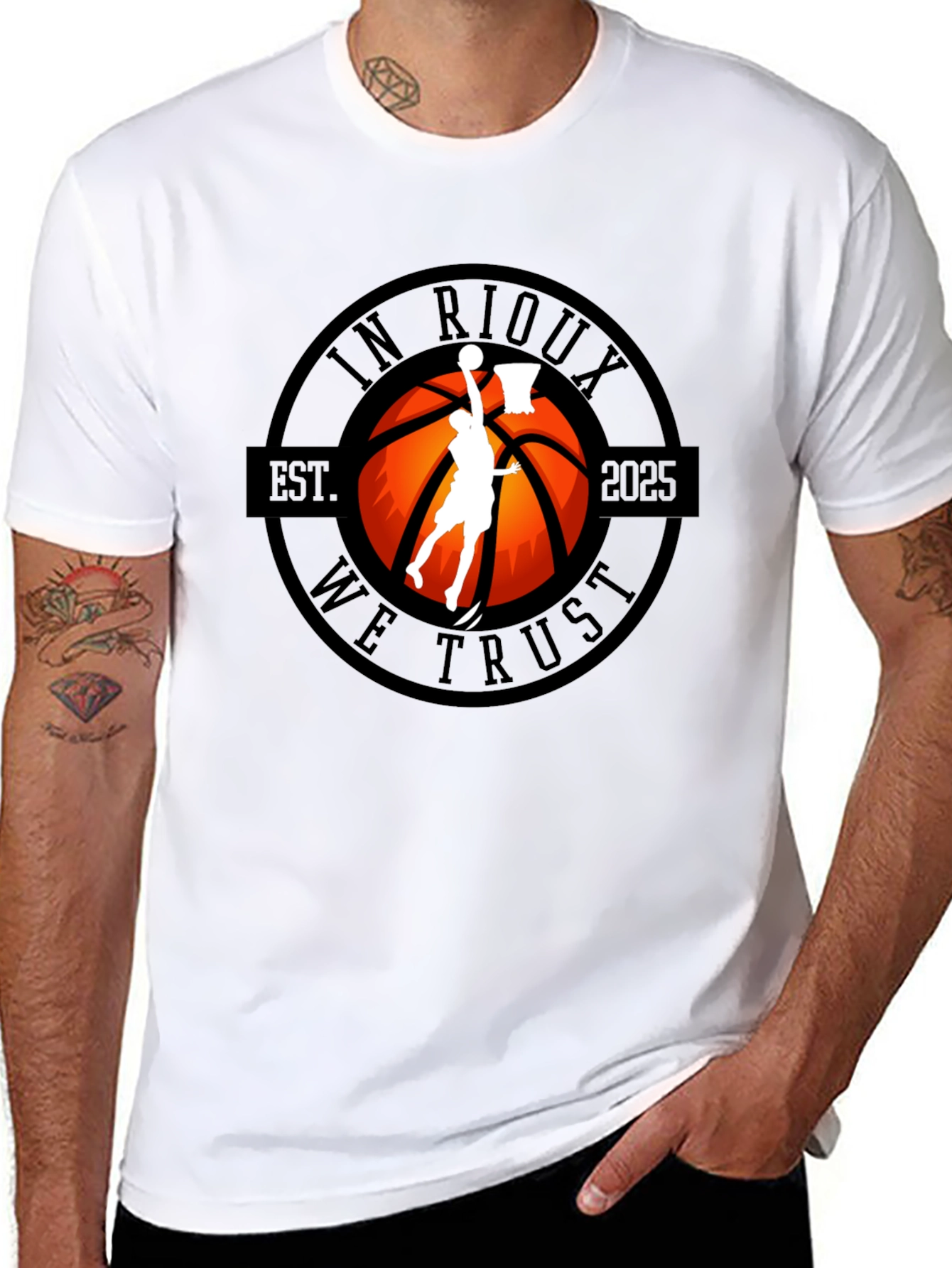 Basketball Graphic Tee - In Rioux We Trust