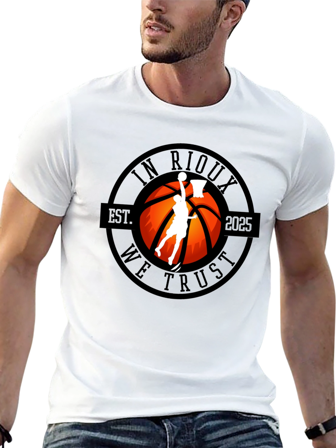 Basketball Graphic Tee - In Rioux We Trust