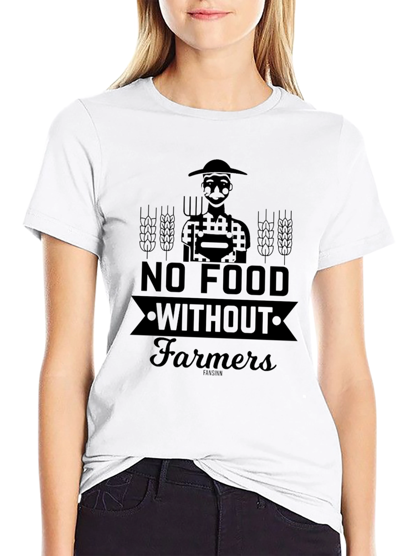 No Food Without Farmers T-Shirt