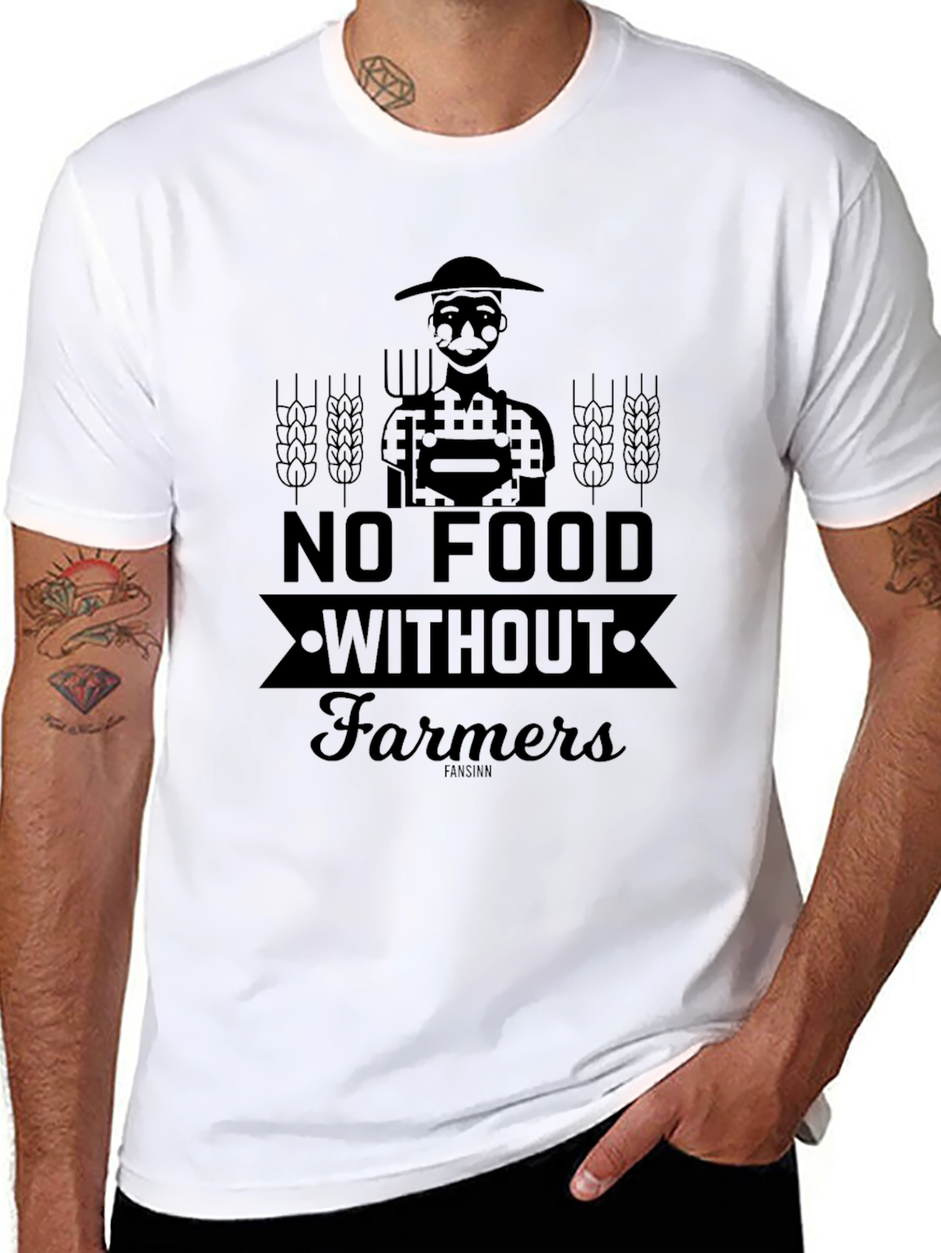 No Food Without Farmers T-Shirt
