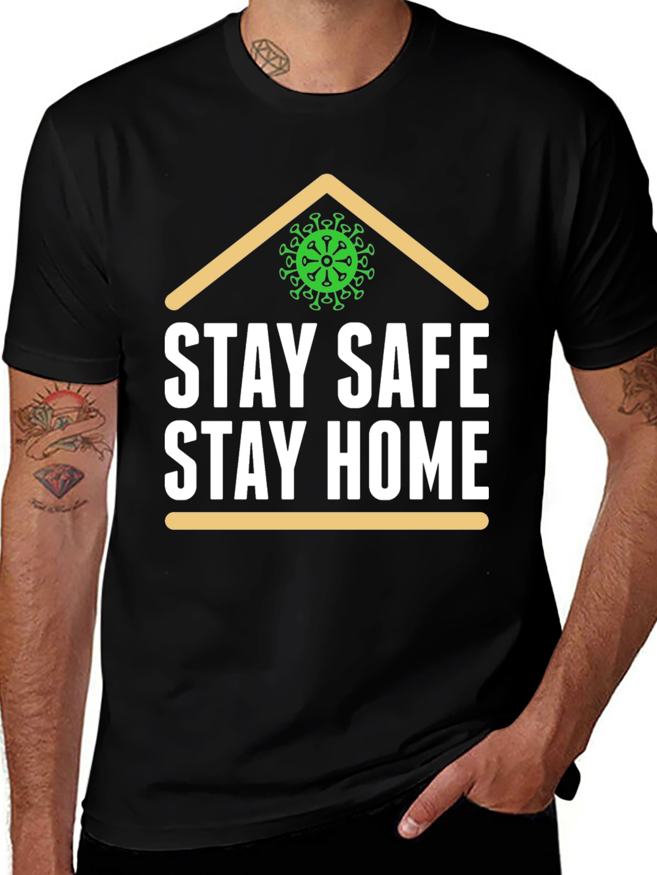 Stay Safe Stay Home Tee