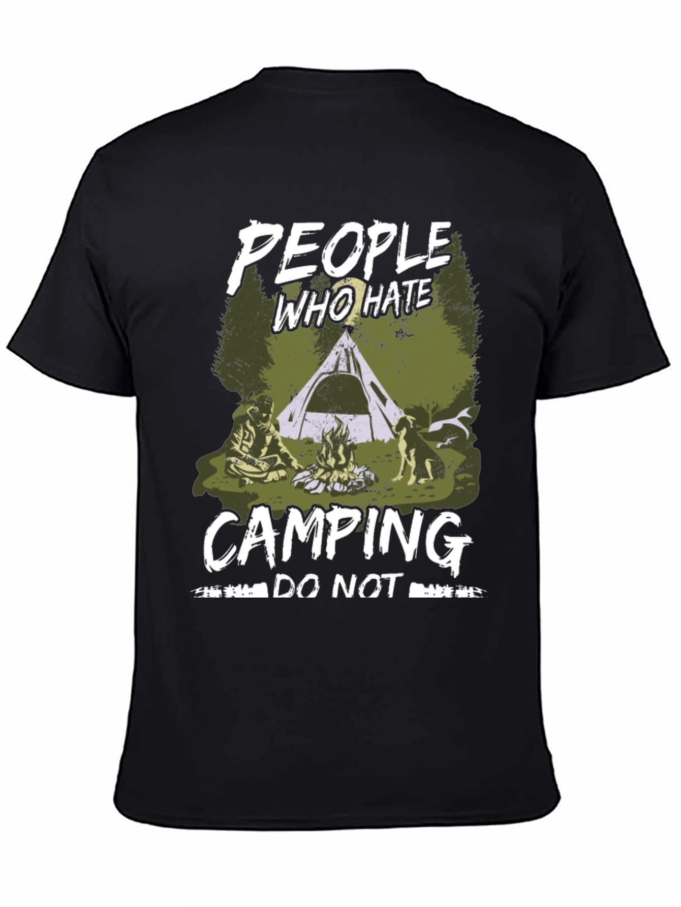 People Who Hate Camping Graphic T-Shirt