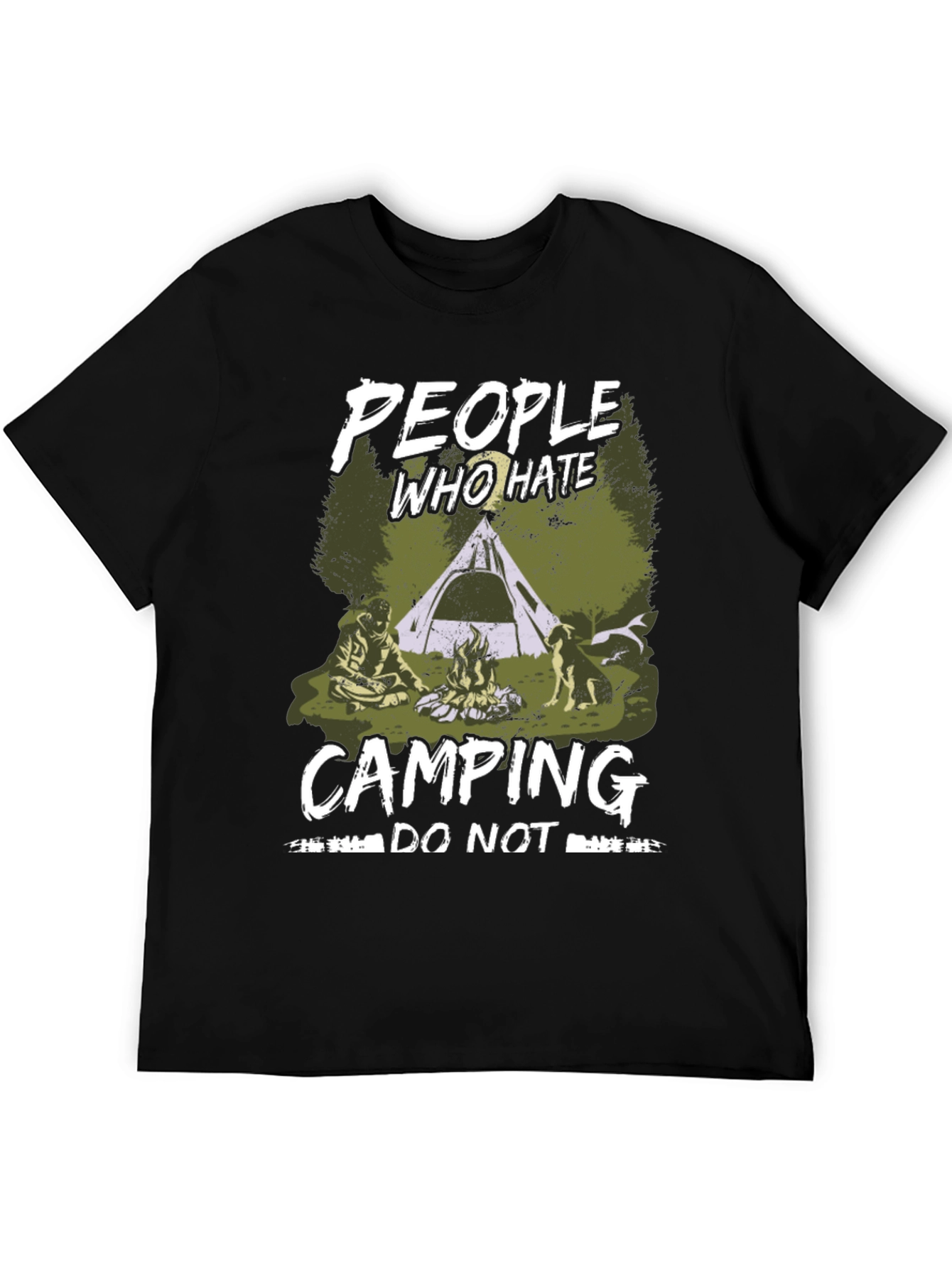 People Who Hate Camping Graphic T-Shirt