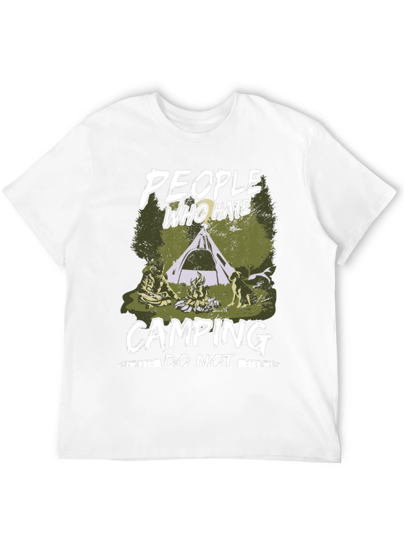 People Who Hate Camping Graphic T-Shirt